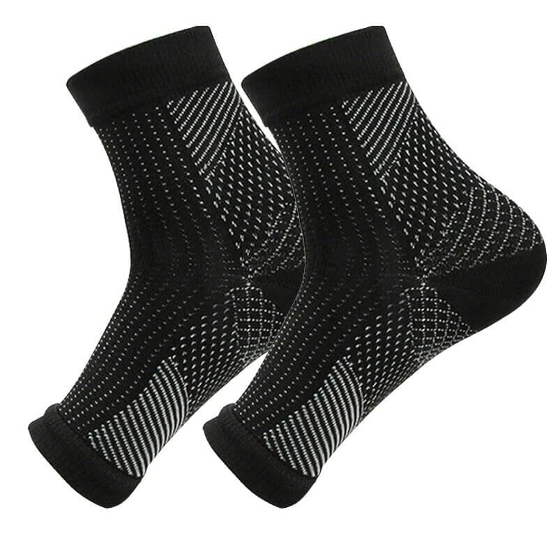 Professional Sport Foot Angle Anti Fatigue Compression Foot Sleeve Unisex Exercise Running Basketball Anti Fatigue Sock
