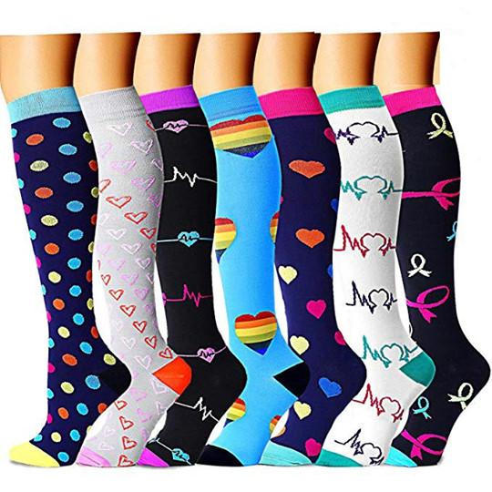 Compression Socks (6/7 Pairs) For Men &amp; Women
